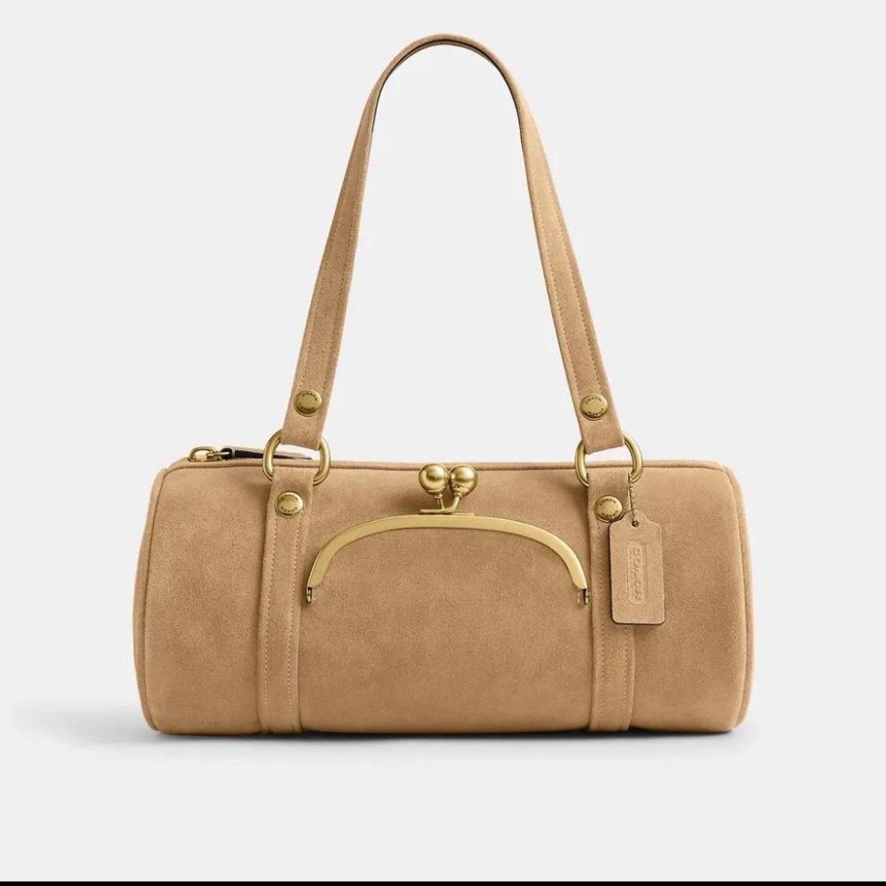 Coach Runway Kisslock Barrel Bag (Soul) Limited Edition NWT